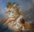 Cupids Allégorie de la poésie François Boucher classique Rococo